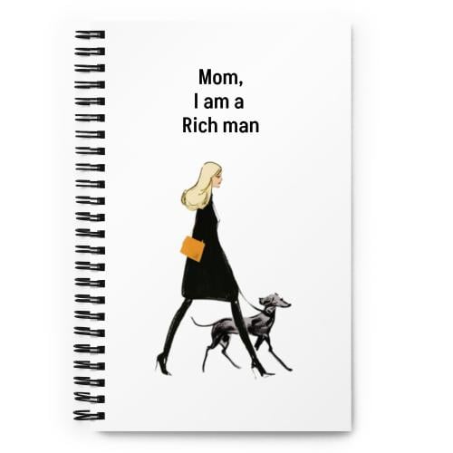 I am a rich man notebook