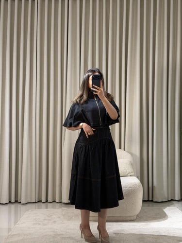 طقم جينز أنيق بستايل عصري