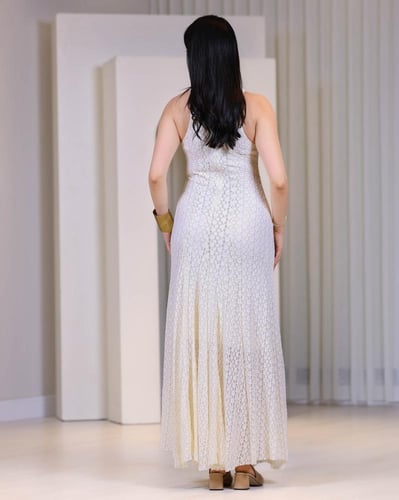 فستان طويل ناعم بوكليه