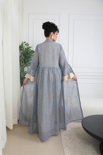 جلابيه مغربي قطعتين تطريز