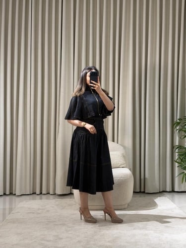 طقم جينز أنيق بستايل عصري