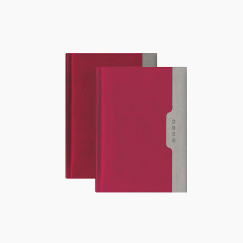 أجندة يومي 2026- وردي ورمادي