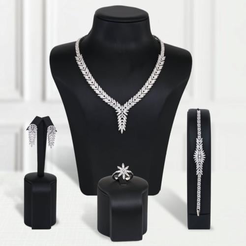 طقم بديل الذهب أوراق الألماس