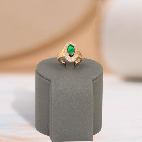 طقم بديل الذهب جناح الصقر اخضر