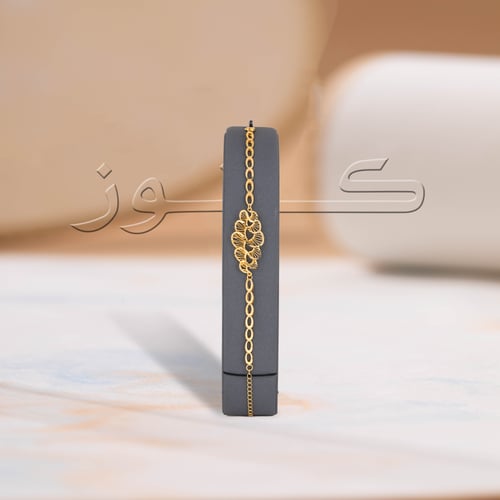 طقم طوق الورد بديل الذهب