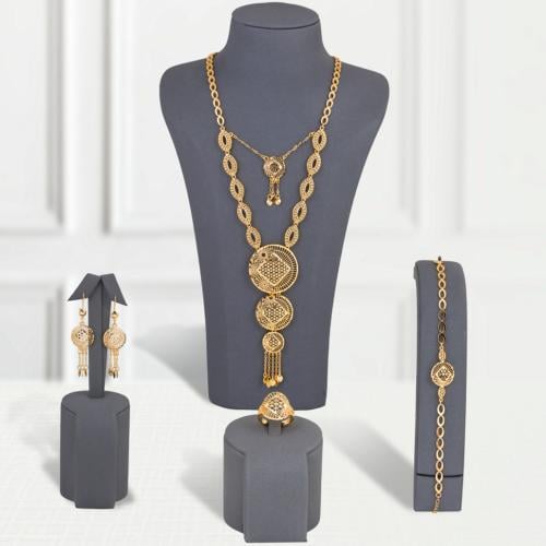 طقم الحلقات الشبكية بديل الذهب