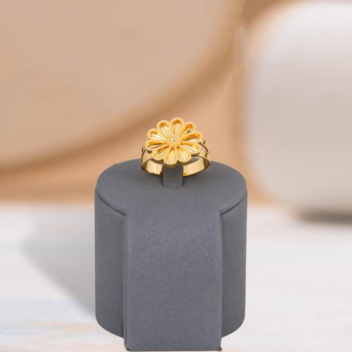 طقم زهرة الاقحوان ملكي بديل الذهب