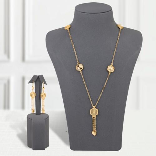 عقد بديل الذهب سداسي ناعم