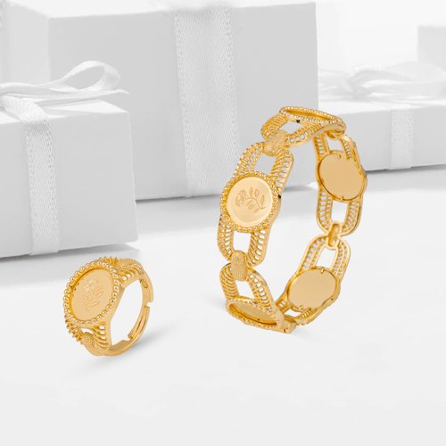 اسوراه حلقات السبائك مع الخاتم