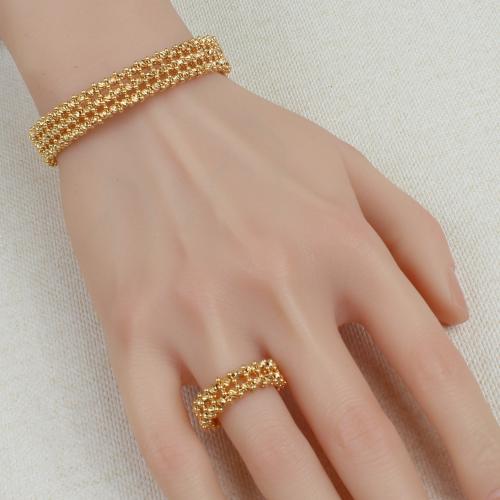 أسوارة وخاتم بديل الذهب بريق الأناقة