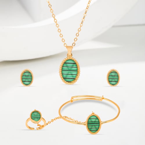 طقم اطفال بديل الذهب ألوان الفيروز