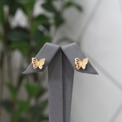 حلق بديل الذهب فراشة