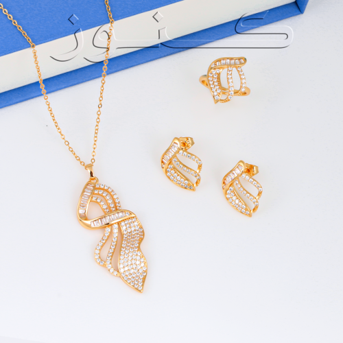 طقم زركون باجيت ملكي