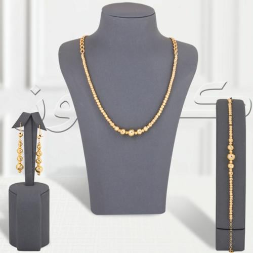 طقم السبحات كلاسيكي بديل الذهب