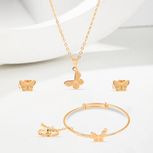 طقم اطفال بديل الذهب فراشه