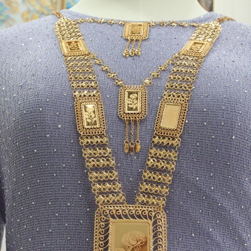 طقم السبايك المتصل بديل الذهب