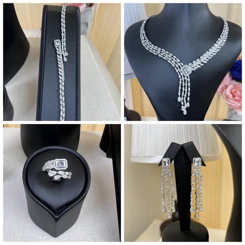 طقم بديل الذهب أناقة السلاسل