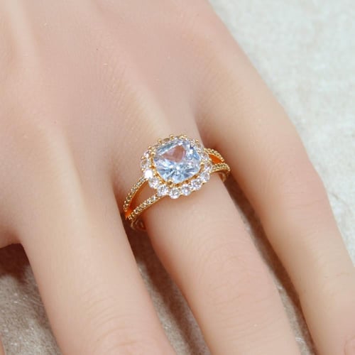 توزيعات6 خواتم بديل الذهب الماسه ليلى