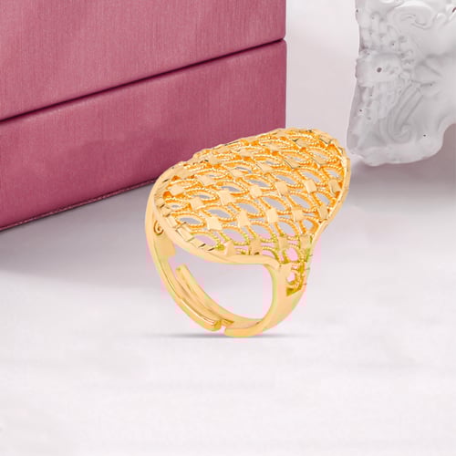 خاتم بديل الذهب شغف النقوش