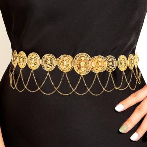 حزام بديل الذهب ورود الريحان