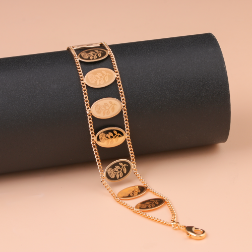 سوار بديل الذهب لمسات الورد الملكي