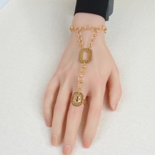 كف نسائي بديل الذهب مربع لبزر