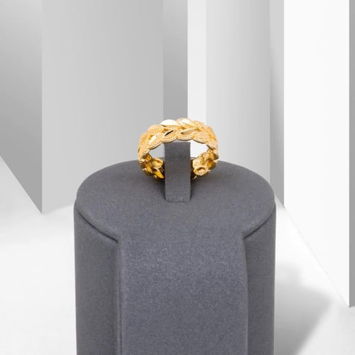 دبلة بديل الذهب ورقة الشجر