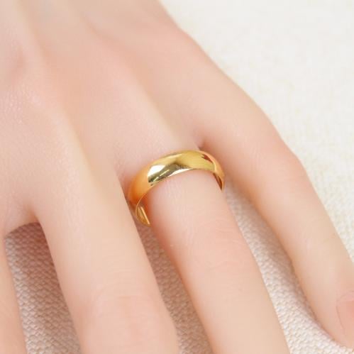 خاتم بديل الذهب النقاء البسيط