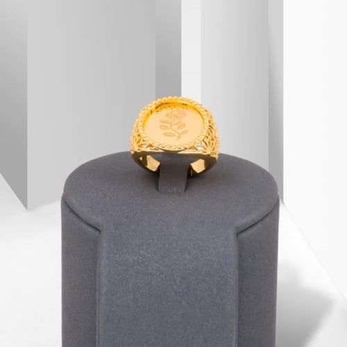 خاتم بديل الذهب ختم الورد