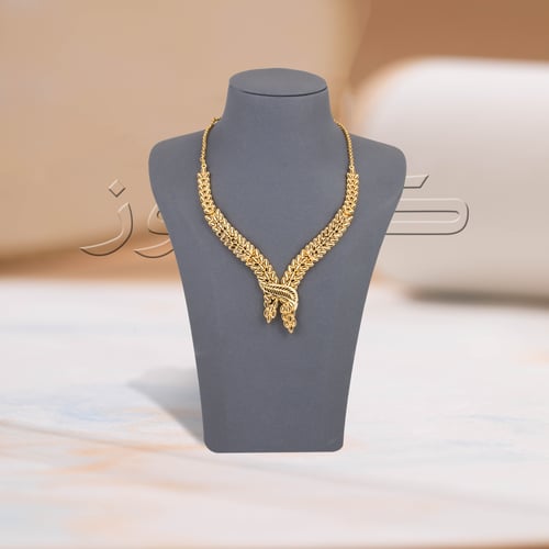 طقم السنبلة المزدوج بديل الذهب