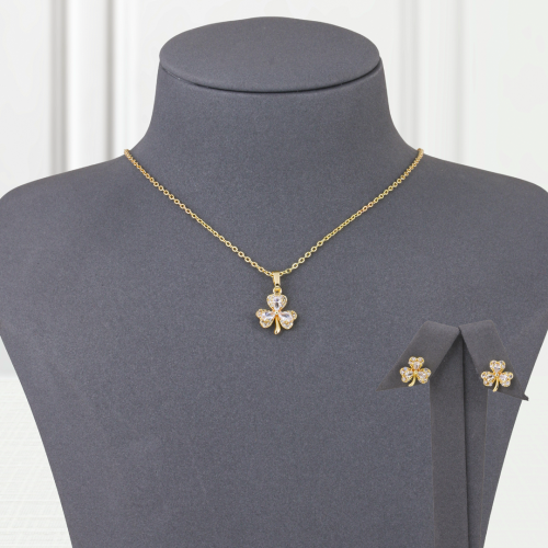 طقم بديل الذهب ورقة شجرة