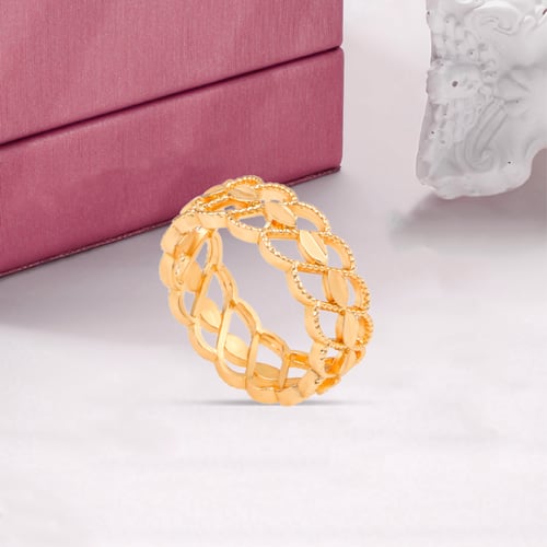 خاتم بديل الذهب شبكة الأناقة