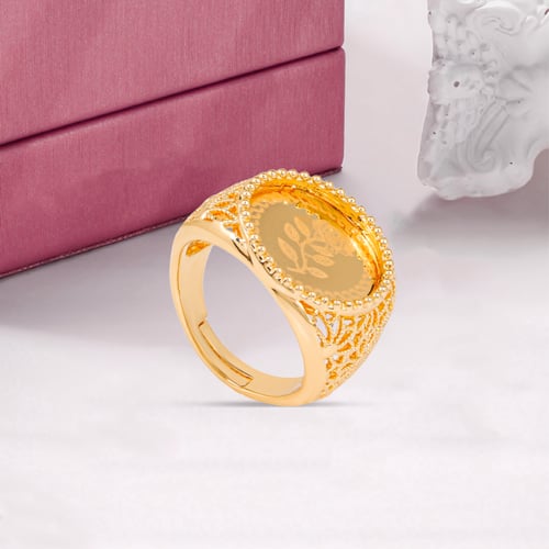 خاتم بديل الذهب ختم الورد