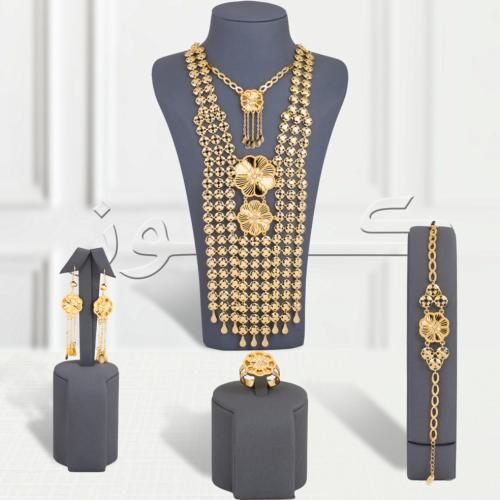 طقم زهره الاحقوان بديل الذهب