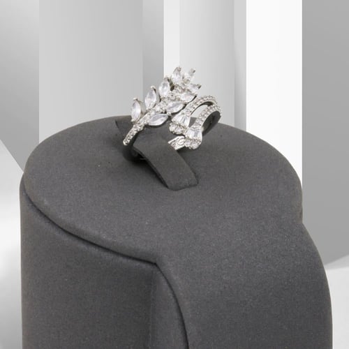 خاتم بديل الذهب زهرة الجليد