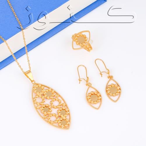 طقم الزهور بديل الذهب