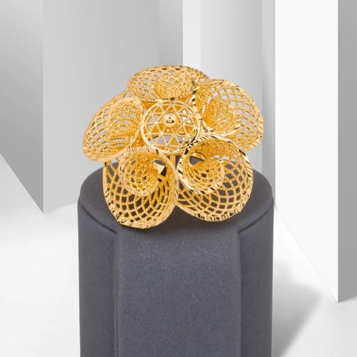 خاتم بديل الذهب زهرة الأفق