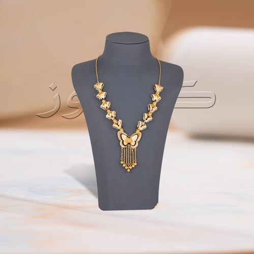 طقم سرب الفراشات بديل الذهب