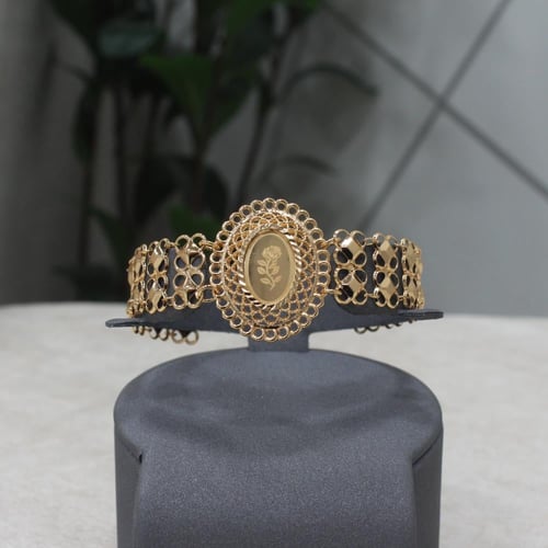 طقم المثلث السبيكة الملكي بديل الذهب