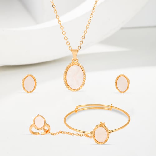 طقم اطفال بديل الذهب ألوان الفيروز