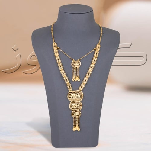 طقم حبات الموج بديل الذهب