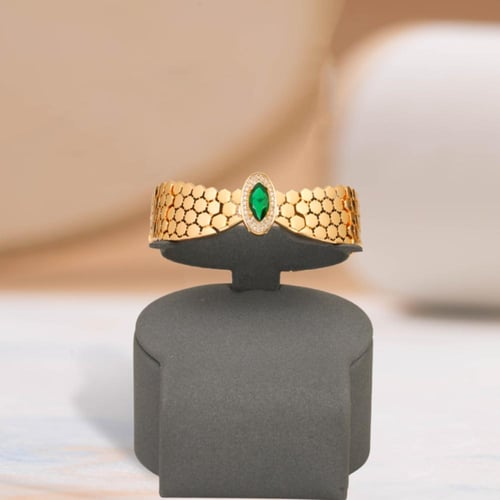 طقم بديل الذهب جناح الصقر اخضر