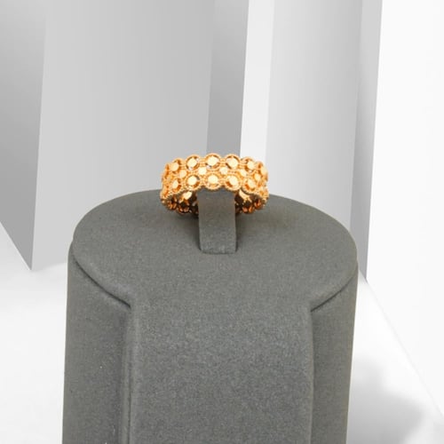 خاتم بديل الذهب دوائر الأناقة