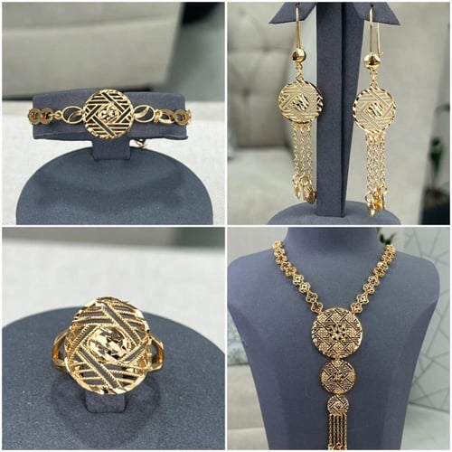 طقم بديل الذهب لحن الزهور