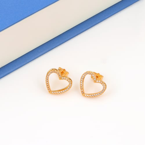 طقم قلب التميز المميز بديل الذهب