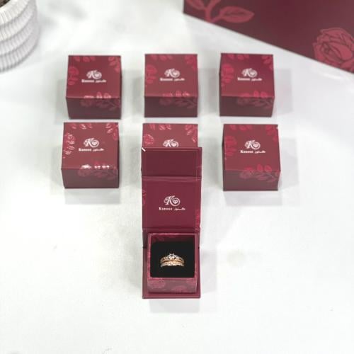 توزيعات6 خواتم بديل الذهب تونز الزركون