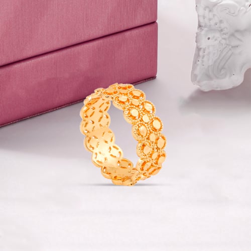 خاتم بديل الذهب دوائر الأناقة