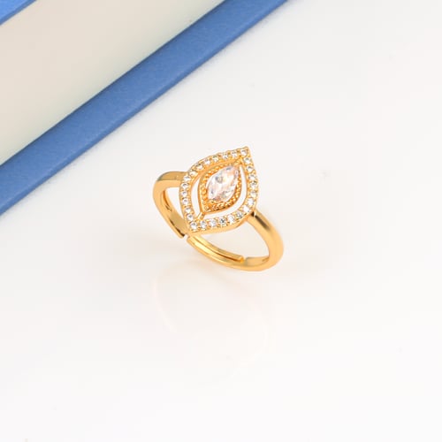 طقم دمعة الاماس المزدوجة بديل الذهب