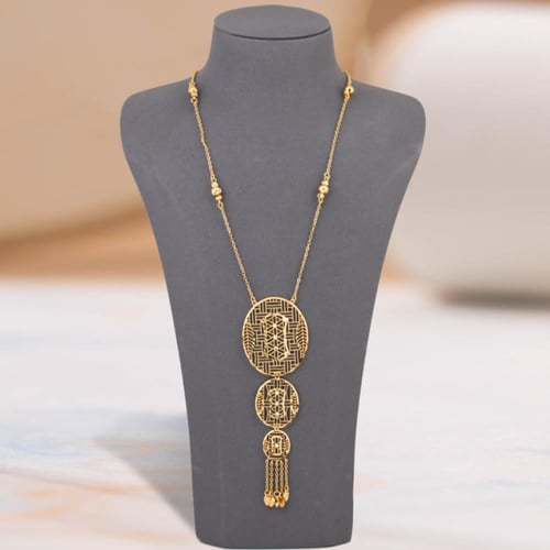 عقد بديل الذهب الشبك الذهبي