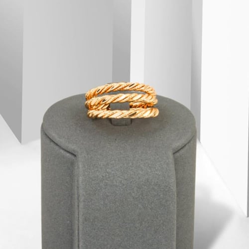 خاتم بديل الذهب حبال الفخامة